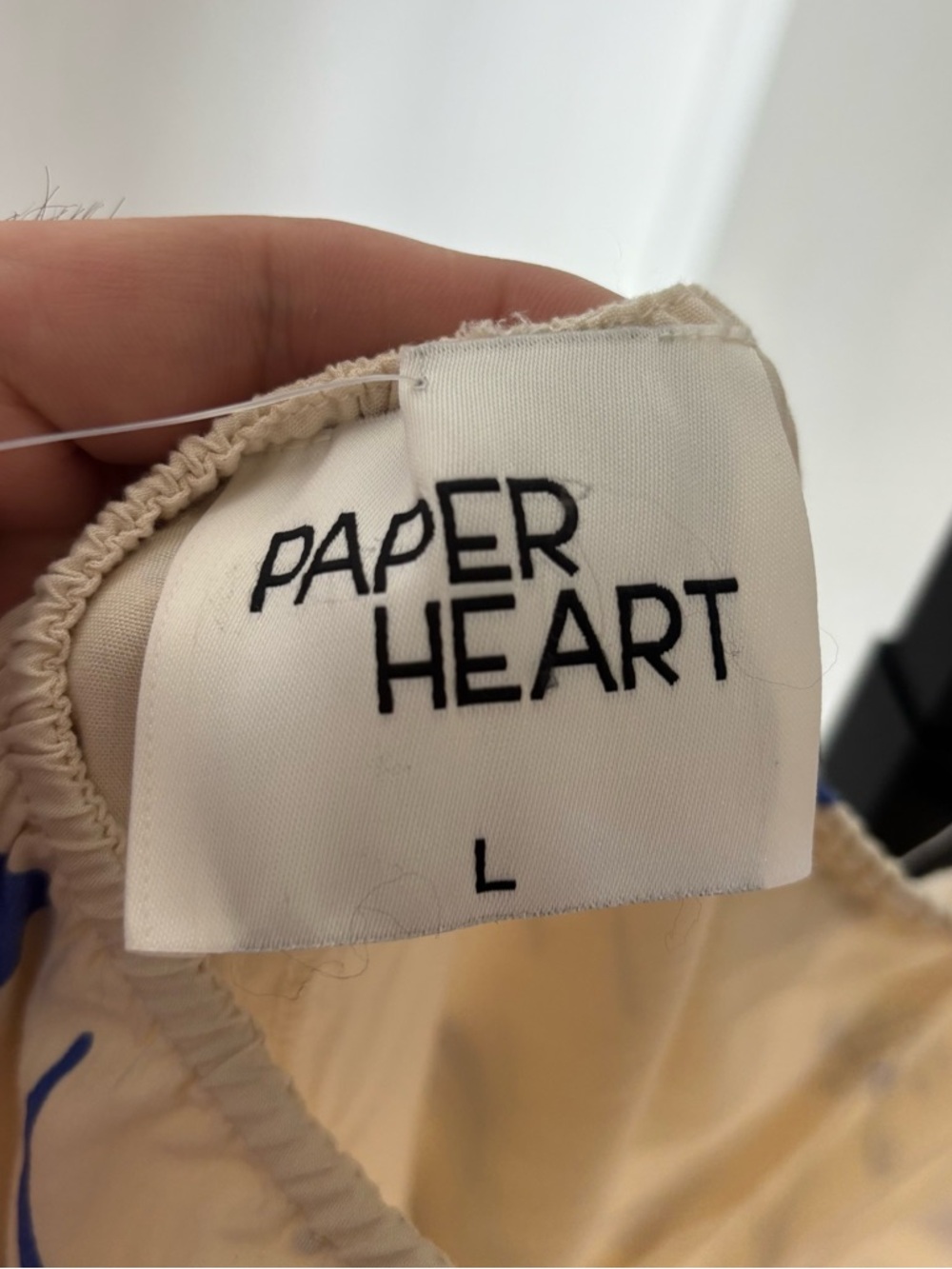 Paper Heart NWT Resortwear Keyhole Maxi Dress Blue Vacation Tie Back Women L - Picture 4 of 11